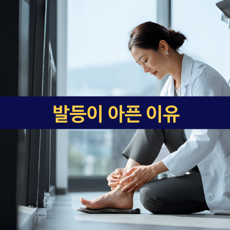  발등이 아픈 이유 | 걸을 때 발등 통증 원인과 예방 법