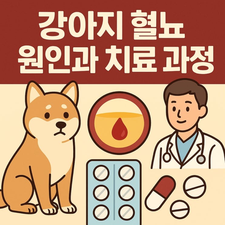 강아지 혈뇨 원인과 치료 과정
