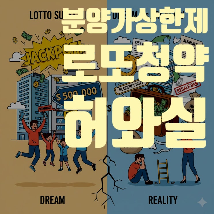 '로또 청약' 당첨의 환상과 현실: 2025년 분양가 상한제의 숨겨진 진실 (허와 실)