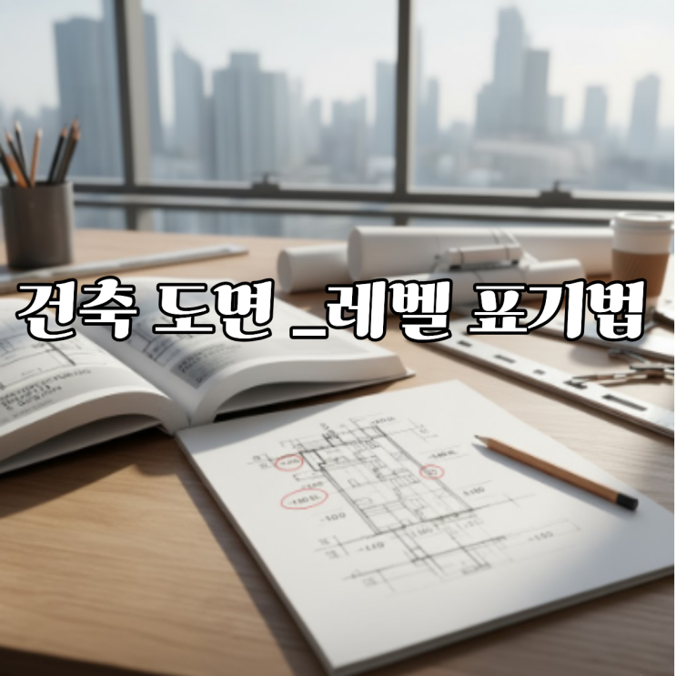   건축 도면에서의 레벨 표기법(Level Mark) 완전 정리