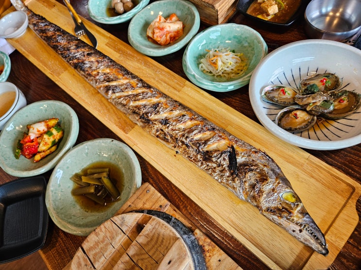  경주 보문단지 맛집 토박이식당 통갈치구이 한정식