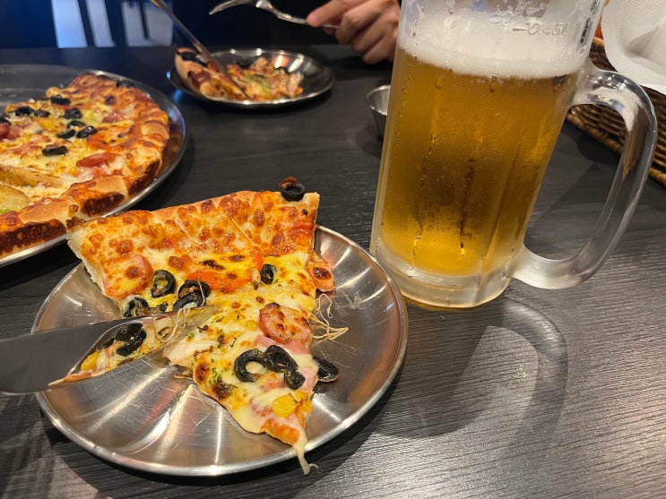  부천 피맥가능한 피자집,역대급피자 부천본점 추천,토핑 역대급,콤비네이션피자