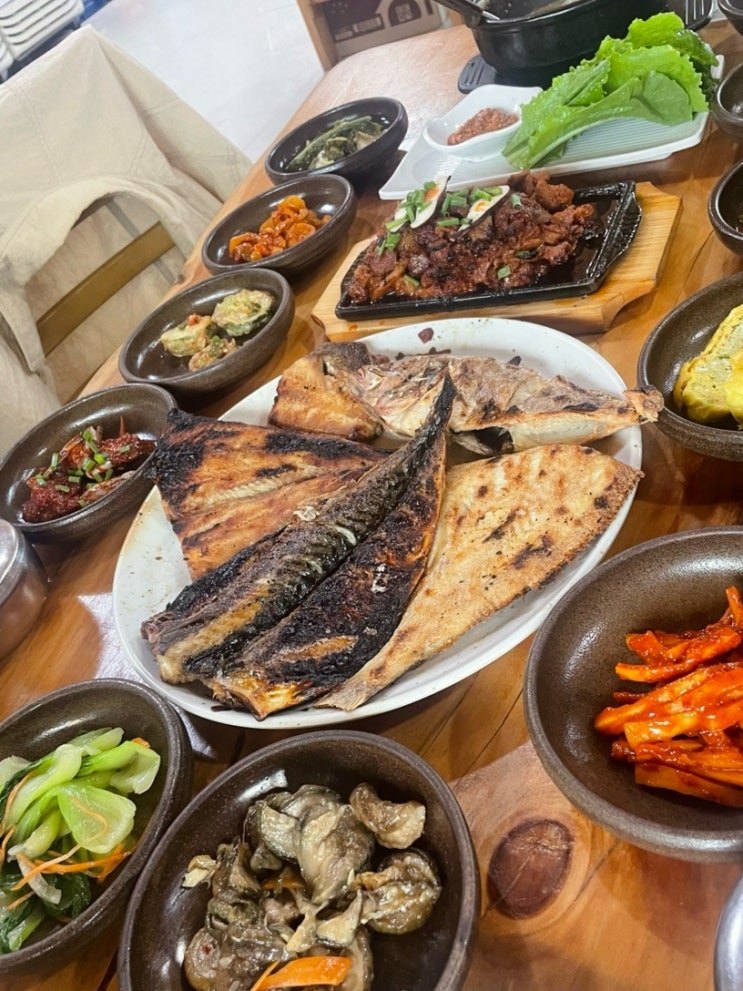  대부도 맛집 벚나무집 후기 – 생선구이·청국장·돼지주물럭 솔직 리뷰