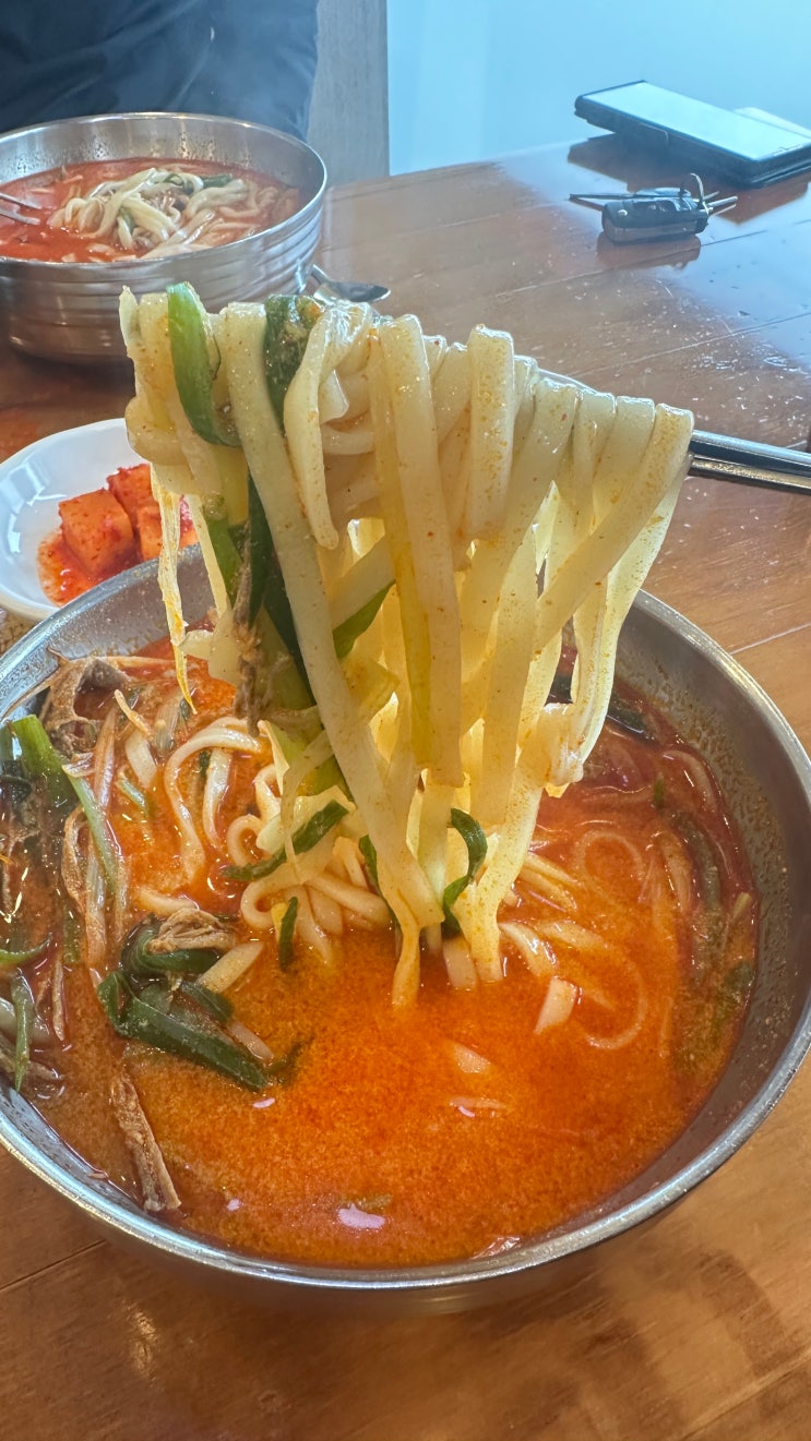  용인 양지 점심 맛집 육개장 칼국수 이화수 육개장