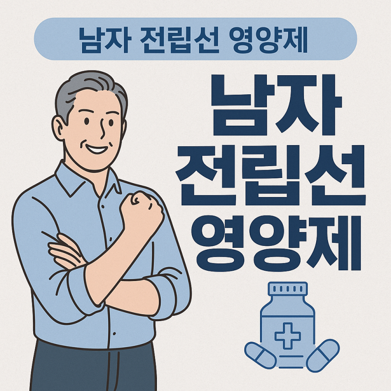남자 전립선 영양제 — 건강한 남성의 자신감을 지키는 방법