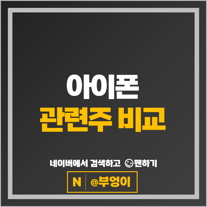 애플 아이폰 관련주 삼성SDI 비에이치 SK 하이닉스 주가 LX세미콘 주식