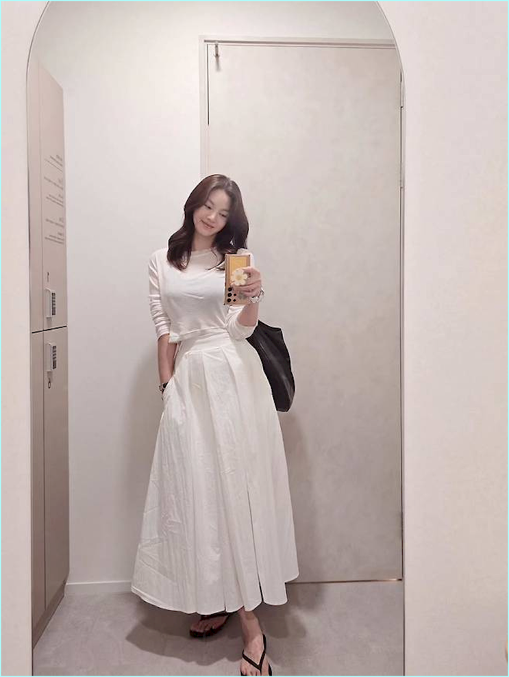  택시 기사 도전하던 정가은, 그녀의 ‘올화이트룩’이 단순한 패션이 아닌 이유