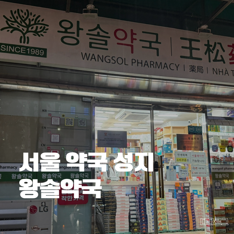 서울 약국 성지 추천 남대문 왕솔약국 ㅣ 가격, 종합 비타민, 비맥스, 오메가3, 온누리 상품권....