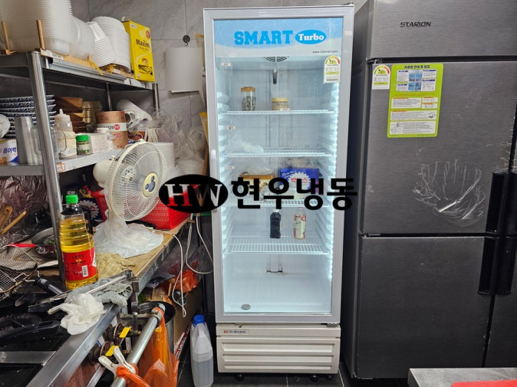  울산쇼케이스수리 SMART Turbo스마트터보음료쇼케이스 온도조절기 아날로그TC교체수리 WRS-485RAR-KW