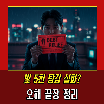  빚 5천만 원 ‘진짜’ 탕감?