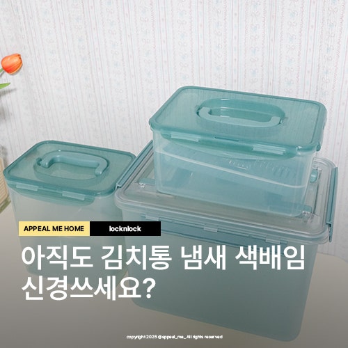  김치통 냄새제거 언제까지 할래요 메디가드 락앤락 김치통 보관용기