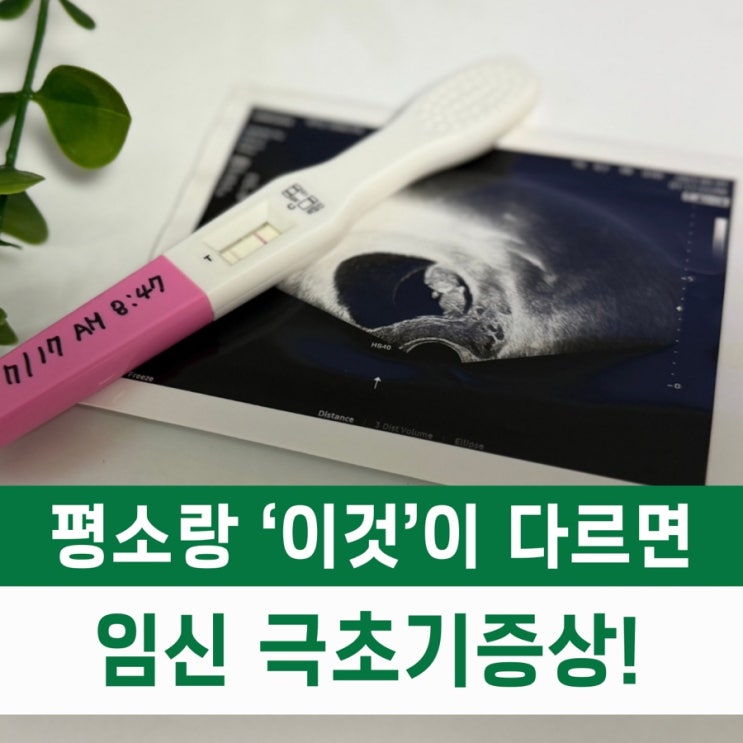 임신극초기증상 냉, 평소랑 '이것'이 다르면 임신 신호입니다