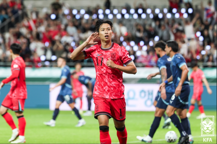 한국 <b>파라과이전</b> 결과｜2-0 반전 성공! <b>엄지성</b> 선제골, <b>오현규</b>... 
