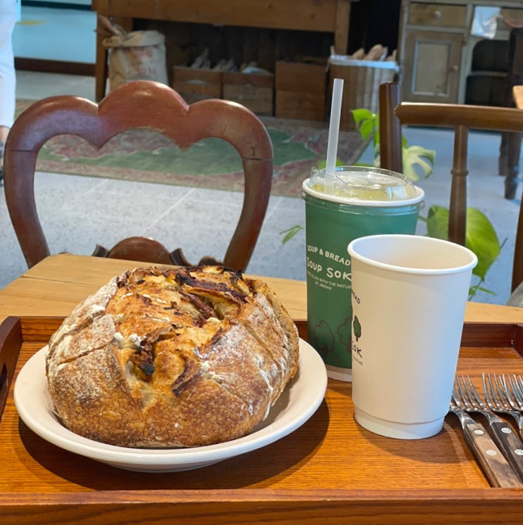  하동 카페 숲속ㅣ지리산 속 천연발효종 건강빵 맛집(with.밤잼)