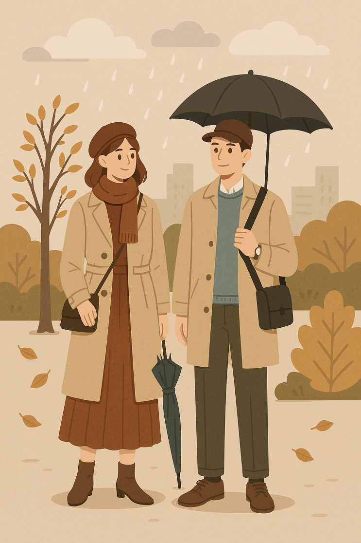  [오늘뭐입지](10/15. 수) 흐림 속 쌀쌀함, 본격 가을의 중턱