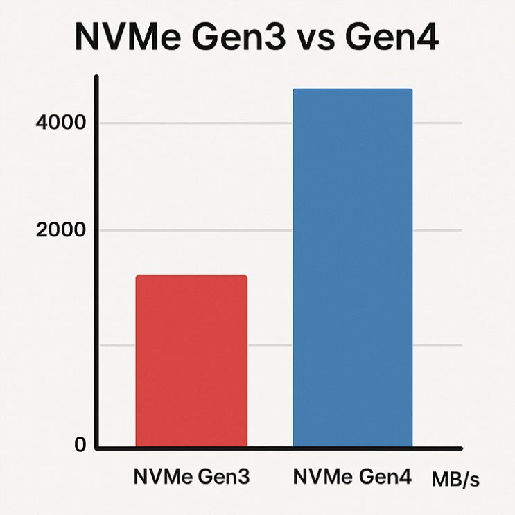  NVMe Gen3 vs Gen4, 정말 두 배 빠를까?