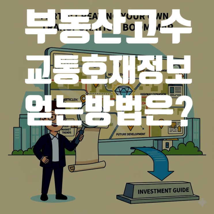  [2025년 최신판] 부동산 고수들의 교통 호재 정보 수집 비법(GTX, 신설역)