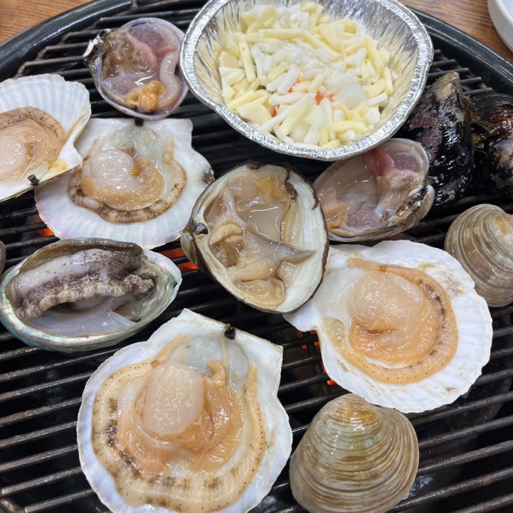  소래포구 조개구이 맛집 내돈내산 회랑조개랑