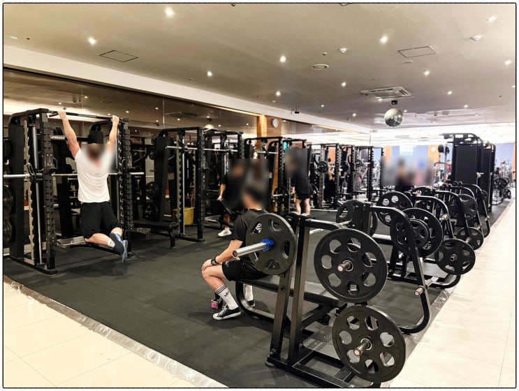  송도 pt 지상 7층 리조트휘트니스에서 넓고 쾌적하게