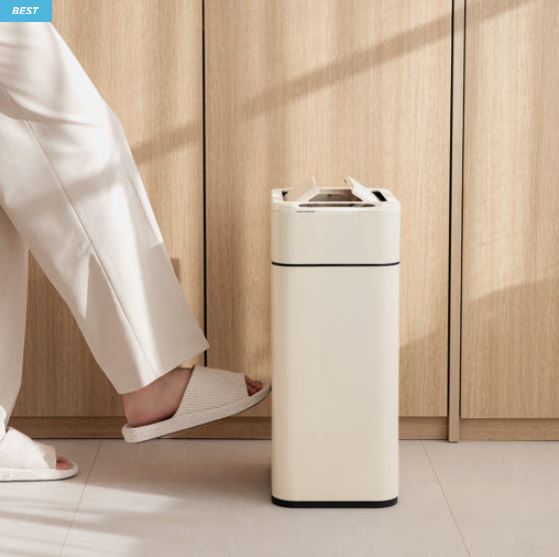  “스마트 자동 센서 냄새차단 기저귀 쓰레기통 20L | 대용량 종량제 호환 센서 휴지통”