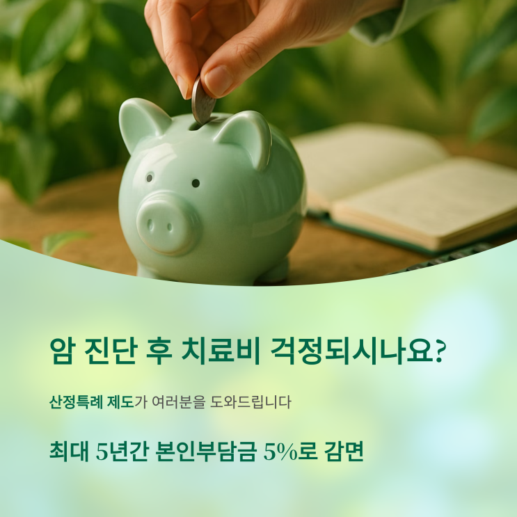  림프종 치료비, '산정특례' 모르면 병원비 폭탄? (암환자 의료비 95% 경감 신청 방법)