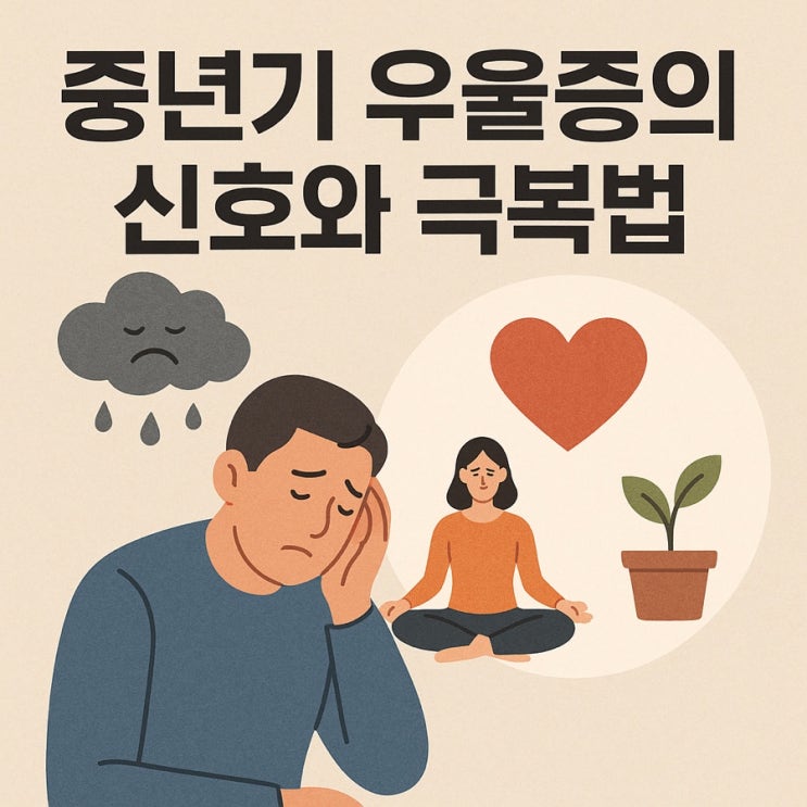  중년기 우울증의 신호와 극복법 | 인생의 전환점을 건강하게 넘기는 법