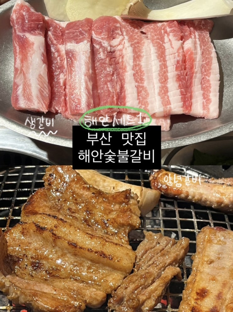  광안리 고기집 추천 | 해안숯불갈비 솔직후기