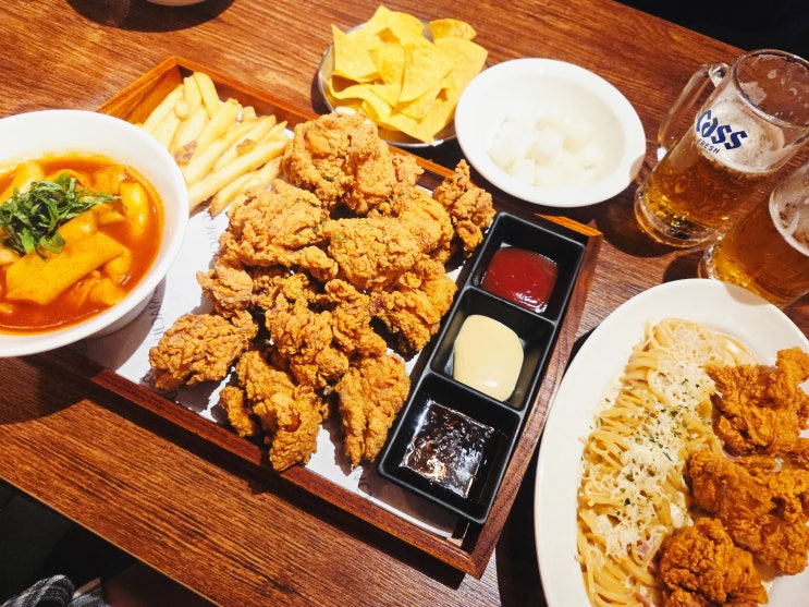  부평 파스타 치킨 맛집, 부평역 술집 "닭장맥주 부평역점"