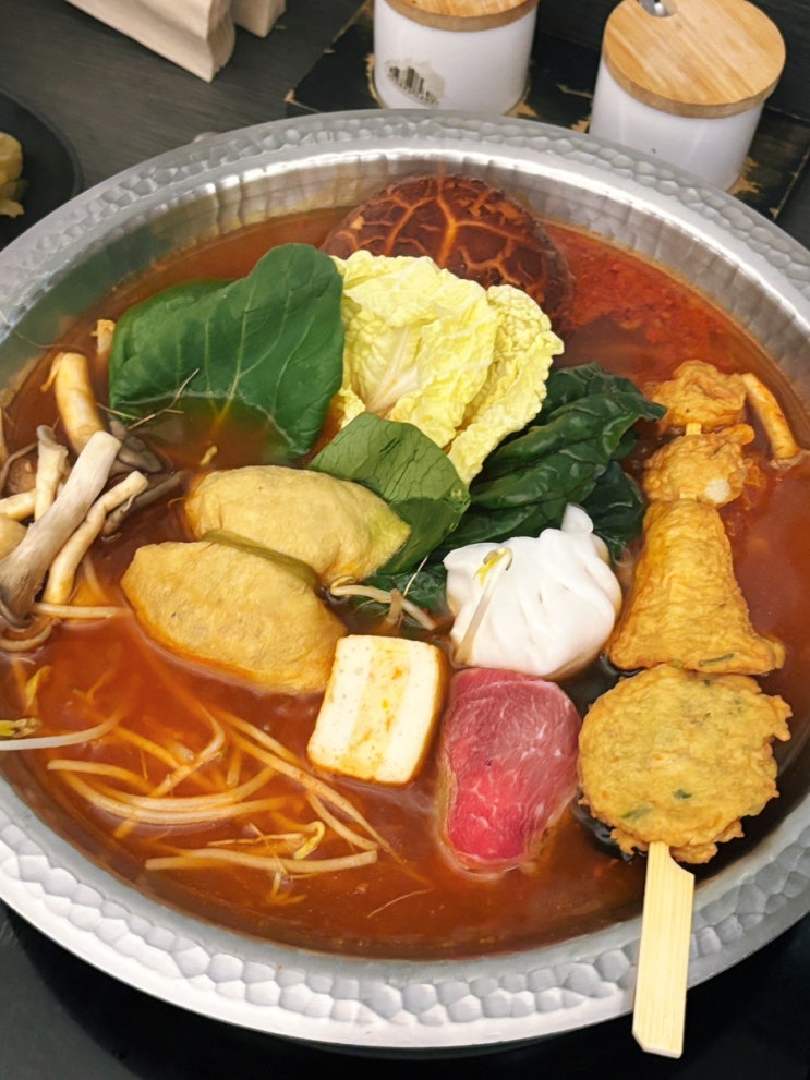  소복재 방이본점 송파나루역 맛집 꽃게해물 육수 샤브세트 추천