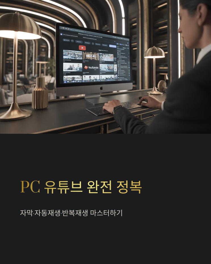  유튜브 PC 사용법 완전정복: 자동재생, 자막, 반복재생 설정 가이드