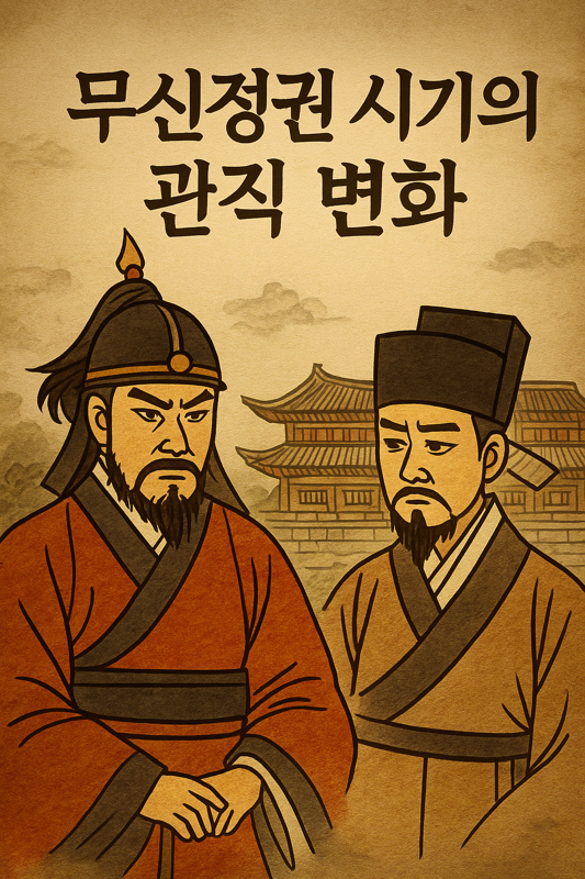   무신정권 시기의 관직 변화｜고려시대 권력은 어떻게 바뀌었나?