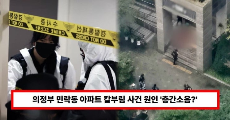  의정부 민락동 칼부림사건은 무엇때문에 일어났나?
