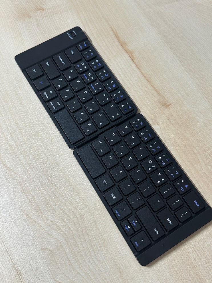  엑토 무선 접이식키보드 사용후기 (BTK-13)