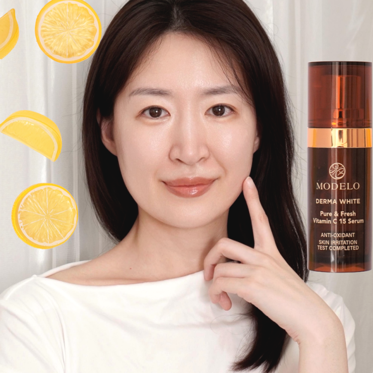 기미 관리 추천템 모델로 비타민C 15 세럼 앰플 후기