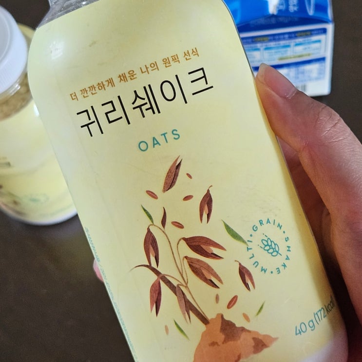  식사대용 쉐이크 추천 선식 미숫가루맛 비엘에프씨 귀리쉐이크 내돈내산