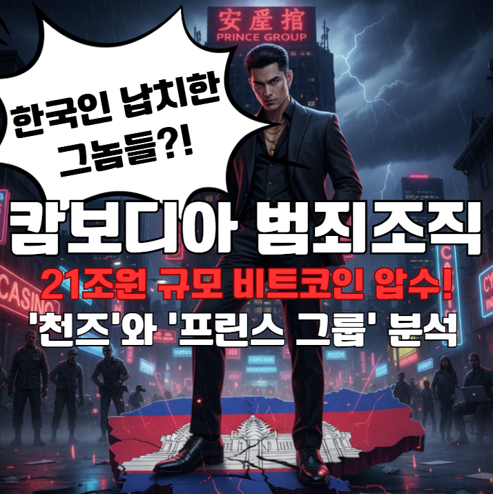 납치 <b>캄보디아</b> 범죄조직 21조원 압수! - 천즈와 <b>프린스그룹</b>... 