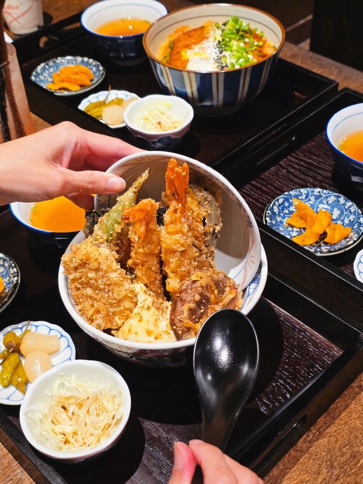  천안 청당동 맛집 신상 텐동 쇼쿠지 천안 데이트 코스