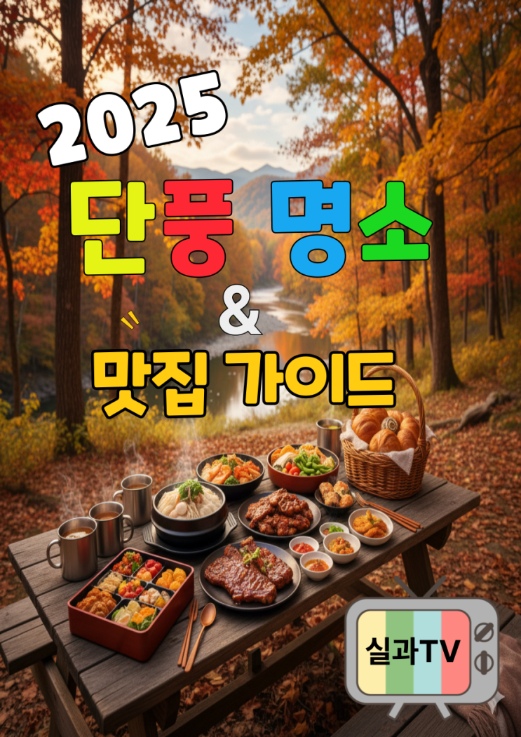  2025 단풍 명소와 단풍 맛집가이드(전국)