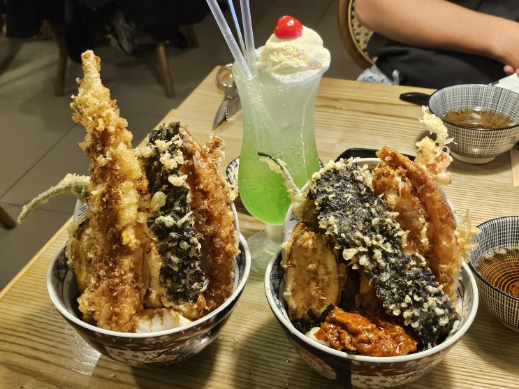  광주 첨단 시리단길 맛집 고쿠텐 텐동후기