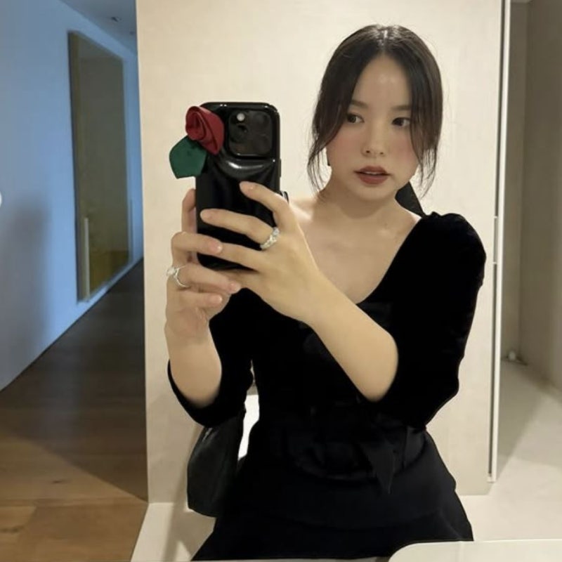 민효린, 둘째 임신설 직접 해명 옷이 접혀서 그런 것
