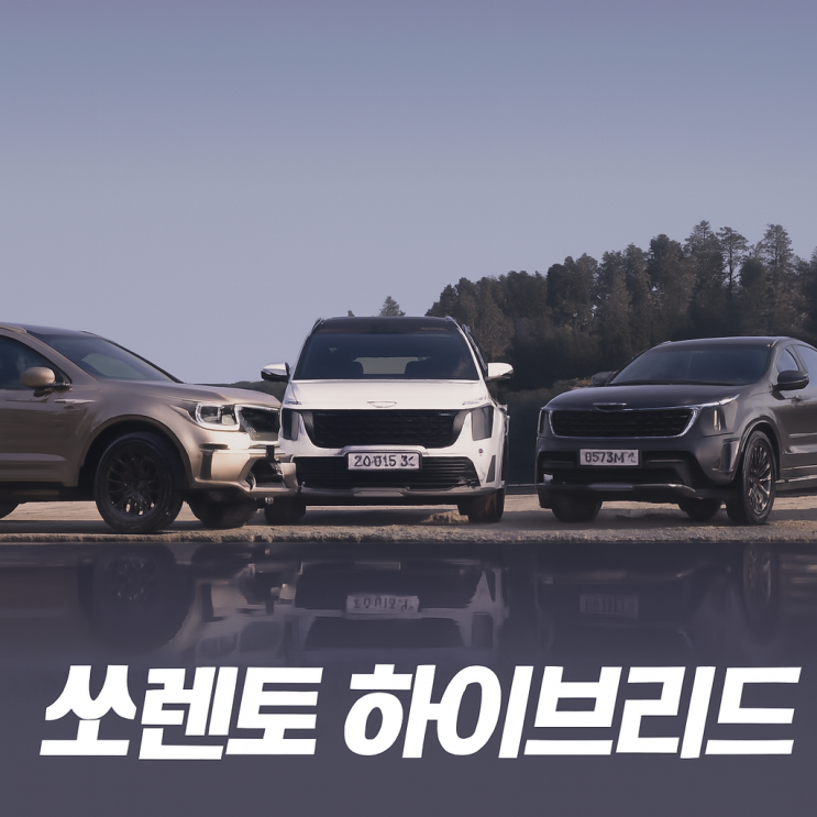  쏘렌토 하이브리드 페이스리프트 6인승 연비 참고하자!