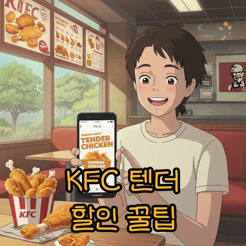 KFC 텐더버켓 할인, 텐더 칼로리까지 궁금하시죠?
