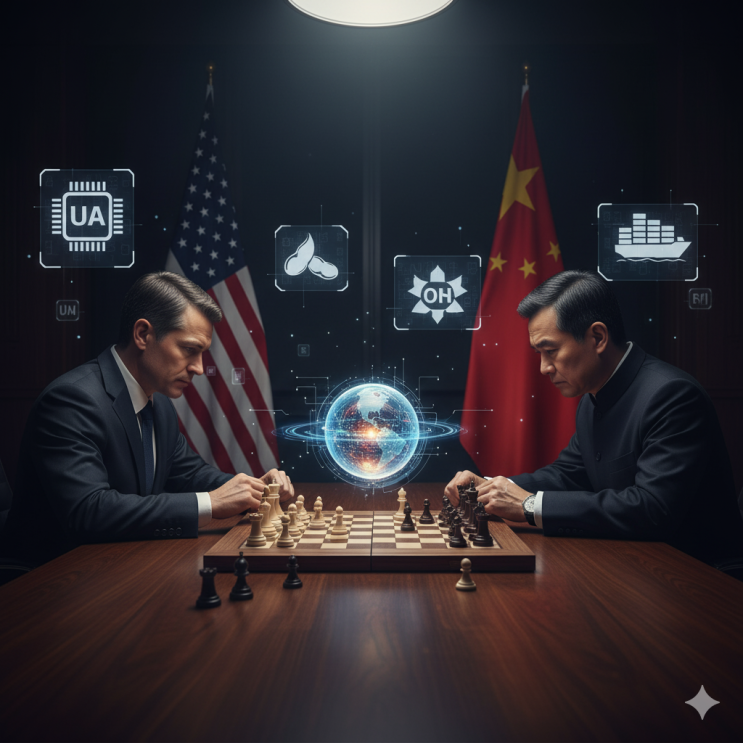 희토류에서 조선, 콩까지 확전되는 <b>미중</b> 무역<b>갈등</b>!