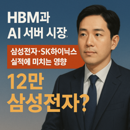  HBM과 AI 서버 시장, 삼성전자· SK하이닉스 실적에 미치는 영향 전망 12만 삼성전자?