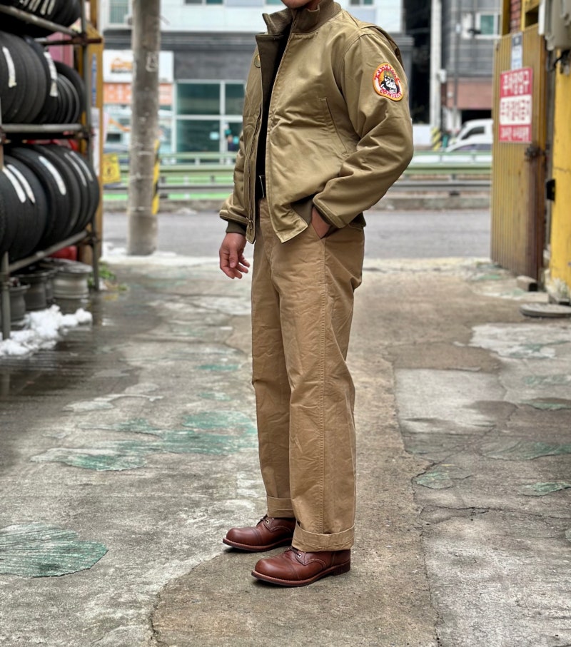 브론슨 탱커자켓 USMC 오피서 치노, 레드윙 아이언레인저 8111 남자 밀리터리룩 완성!