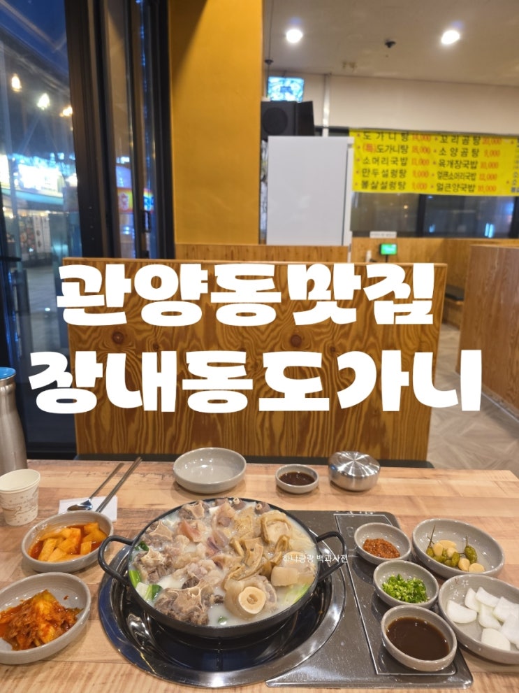  [경기 안양] 점심추천 보양식수육전골 관양동맛집 장내동도가니