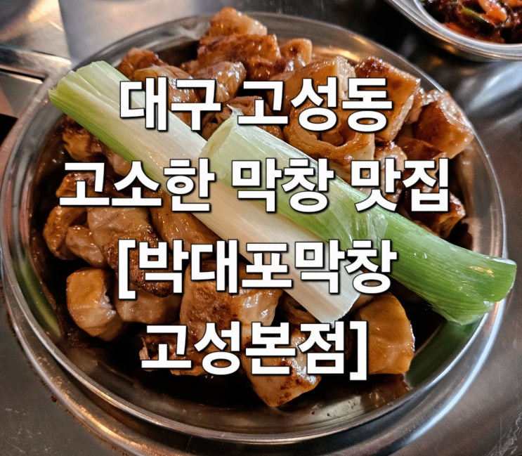  대구 고성동 막창 트라이앵글 중심에서 맛본 초벌 막창 '박대포막창 고성본점'