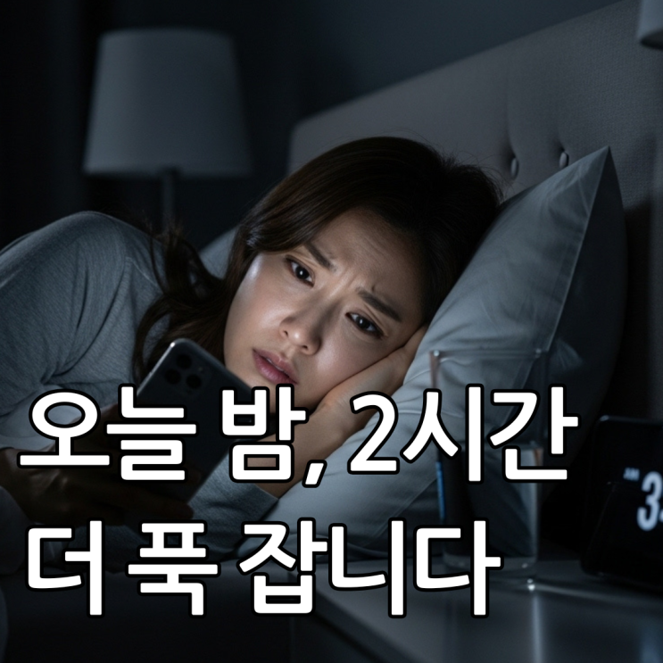  야식 대신 이것! 수면 호르몬을 깨우는 놀라운 불면증에좋은음식