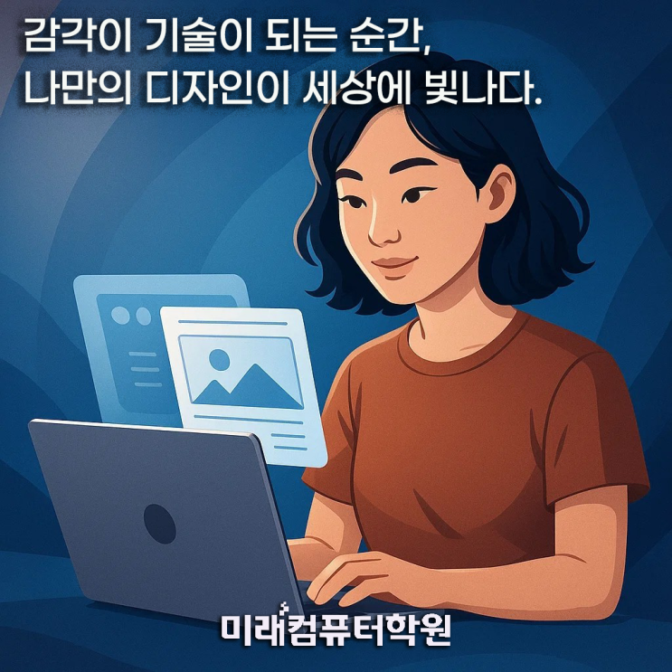  [부산국비지원교육] 웹·앱 UI디자이너 양성과정 – 포토샵부터 자바스크립트까지 한 번에 배우는 실무형 취업훈련!