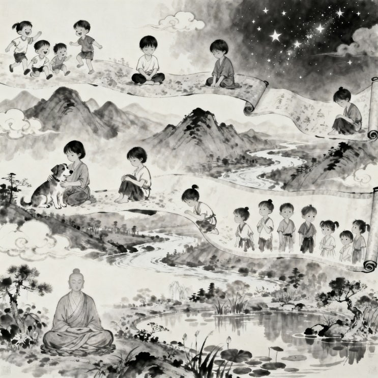  그림 삼자경 완벽 해설, 삼자경 21장 우리 마음속 7가지 감정 이야기